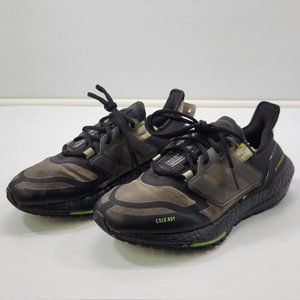 Adidas UltraBoost 22 Cold.RDY Black Solar Yellow GX8028 Men 7.5 Sneakers